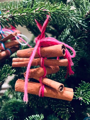Eco-Friendly Holiday Ornament with Cinnamon Sticks - image4